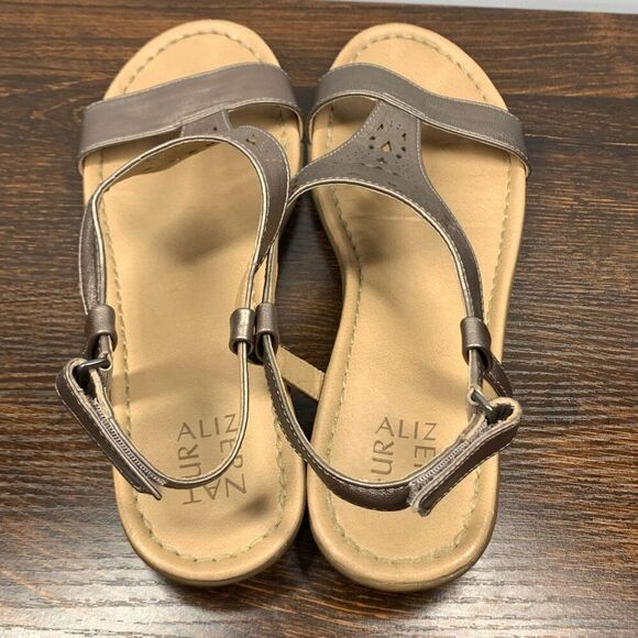 Naturalizer Windham leather metallic sandal women’s size 10M - Picture 8 of 9